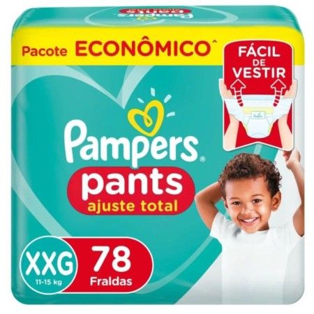 Fralda Pampers Pants Ajuste Total XXG C/78 Un.