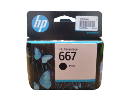 Cartcuho HP 667 Preto