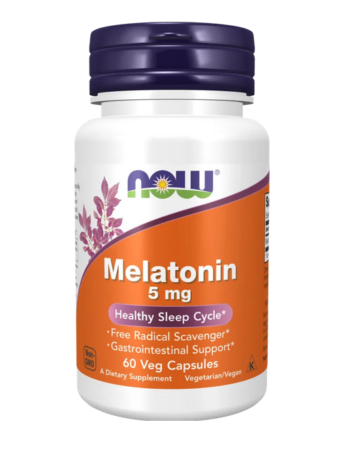 Melatonina 5mg 60 Caps - Now Foods