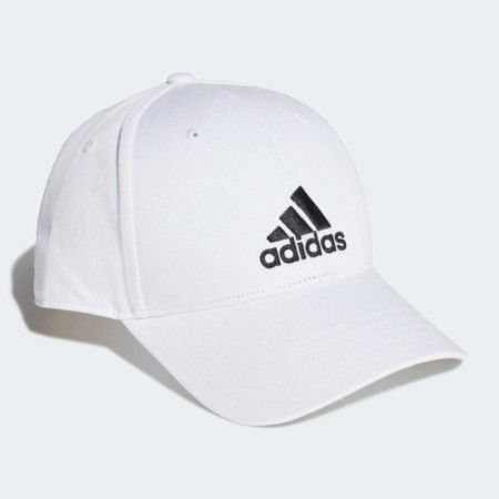 Boné Adidas Baseball FK0890 Branco e Preto