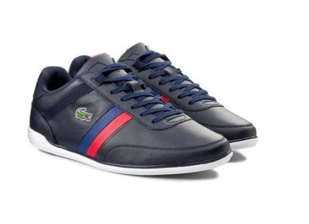 Sapatênis Lacoste Giron Tcl Spm synthetic - Azul, branco e Vermelho