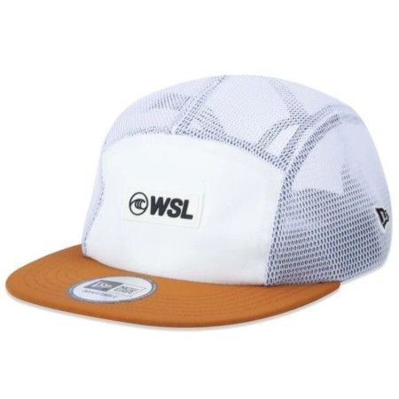 Boné New Era Camper Strapback WSL Aba Reta Off White