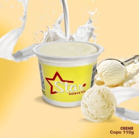 Copo sorvete creme 70gr