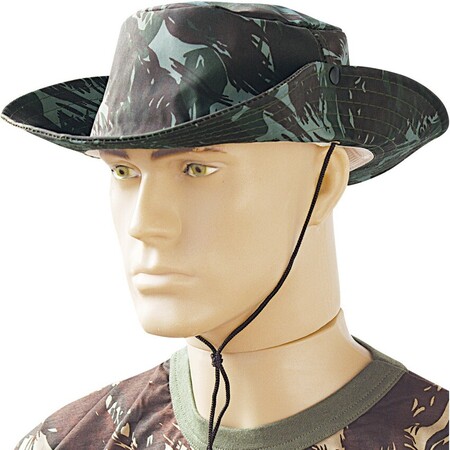 Chapéu Camuflado Padrão Exército Proteção Solar Uv Oxford