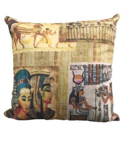 Almofada figuras da cultura egípcia