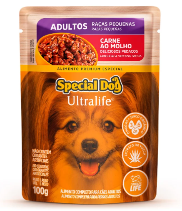 Sache Special Dog Ultralife - Adultos Carne Ao Molho C/12 Und