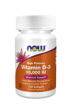 Vitamina D3 10.000UI 120 Softegel - Now