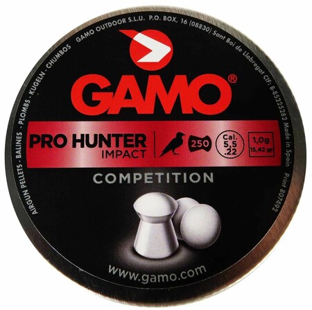 Chumbinho Gamo Pro Hunter Competition Impact 4,5mm 250 Und