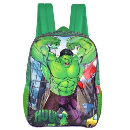 Mochila Escolar De Alças O Incrivel Hulk Infantil Marvel