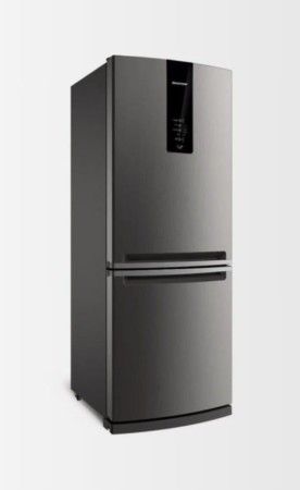 Refrigerador Inverse 443L BRE57AK Inox Brastemp -Tomio