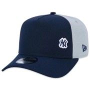 Boné New Era 9FORTY A-Frame MLB New York Yankees Aba Curva Marinho