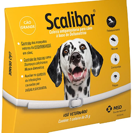 Coleira Antiparasitárias Para Cães Scalibor 65cm