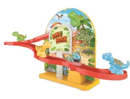 Pista Dino Park Escorregador Com Luzes e Sons