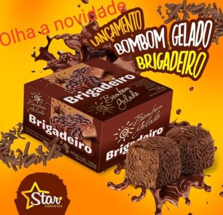 Bombom Brigadeiro caixinha 100gr