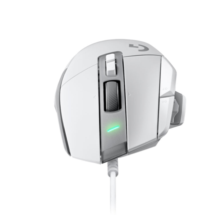 Mouse Logitech Gamer G502 X USB Com Fio Branco