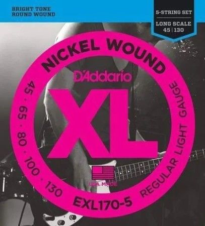 Encordoamento para Contrabaixo 5 cordas EXL170-5 D'Addario