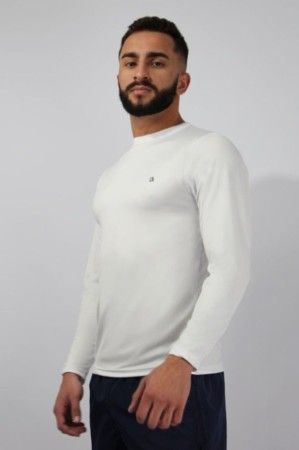 Blusa Masculina Termica Proteção Uv 50+ Branco