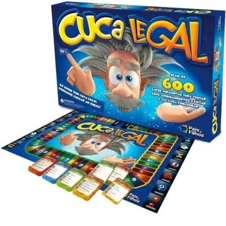 Jogo Tabuleiro Cuca Legal Infantil Perguntas Educativo