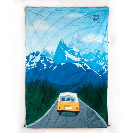 Cobertor Térmico Portable Style Azul