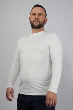 Blusa Masculina Termica Proteção Uv 50+ Branco (Plus Size)
