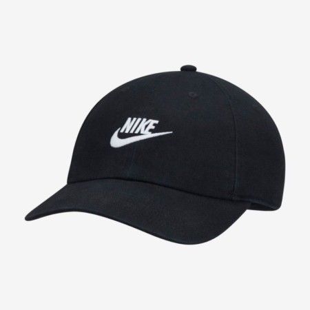 Boné Nike Sportswear H86 Futura Washed Preto e Branco