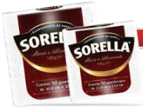 Guardanapo Sorella 30x33 Com 50un.