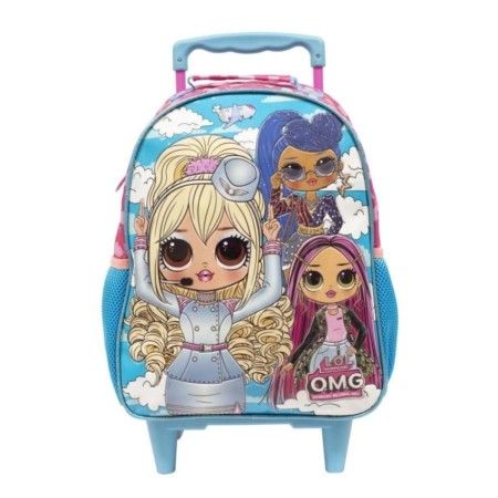 Mochila de Rodinha lol omg Infantil Escolar G Xeryus