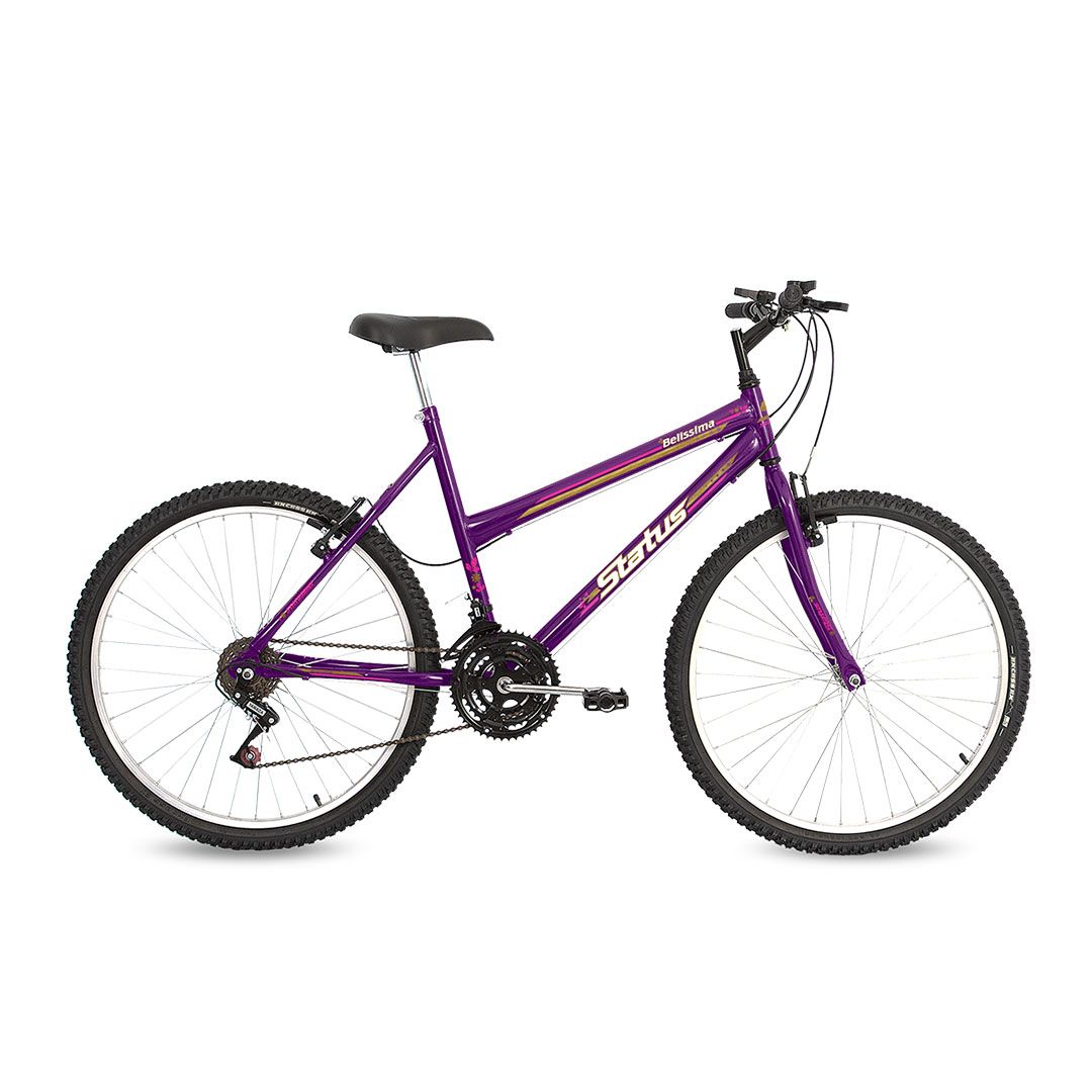 Bicicleta Status Belíssima Aro 20 1V V-Brake Rosa Barbie