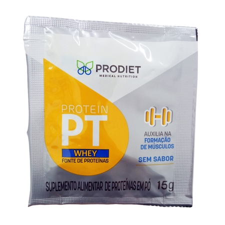 Suplemento Alimentar Protein Pt Whey (Prodiet) - Sachê com 15 G