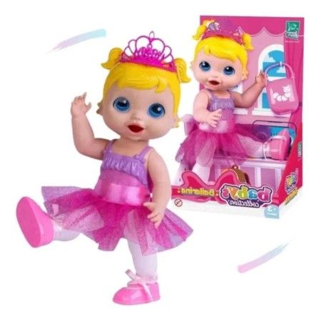 Boneca Baby Collection Bailarina Super Toys 485