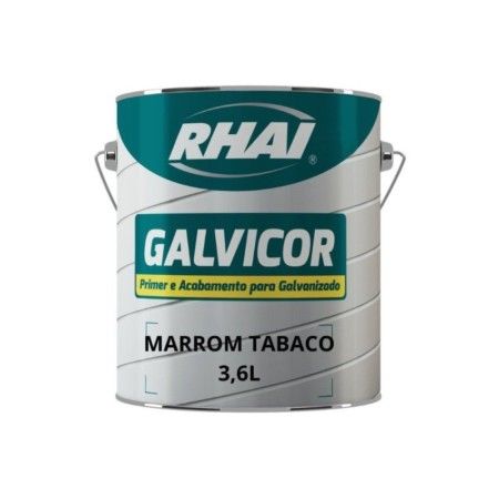 Tinta Dupla Função Fundo e Acabamento Galvicor Marrom Tabaco 3,6L - RHAI