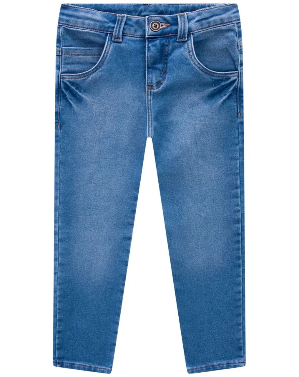 Calça fashion jeans de crianças