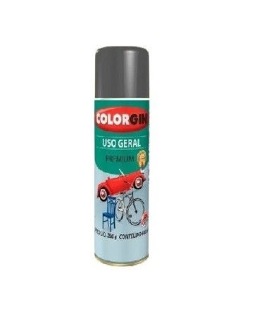 Lata tinta spray uso geral grafite para rodas 57001 colorgin