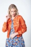 Jaqueta Bomber Any - Laranja