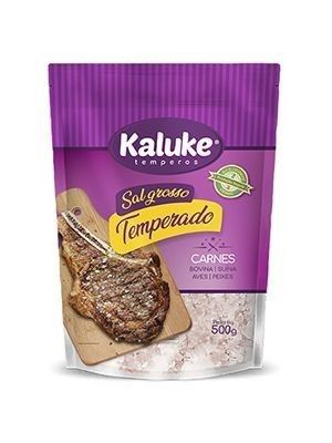Sal Grosso Temperado Kaluke Pouch 500g (parrilla)
