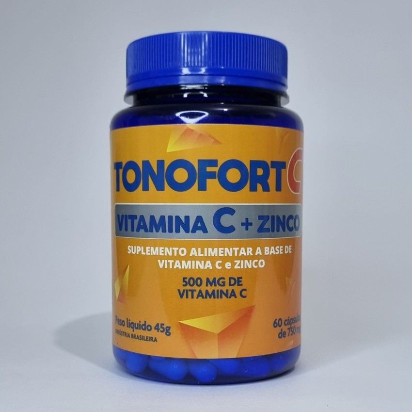 Vitamina C + Zinco 60 cápsulas - Linha Saúde - Artesanal