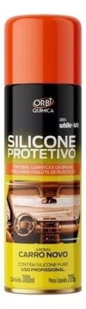 Silicone Protetivo Fragrância De Carro Novo 300ml - Orbi