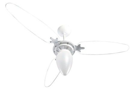 Ventilador de Teto Wind Pás Transparente c/ Lustre Ventisol