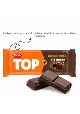 Cobertura chocolate barra meio amargo Top 1,010kg