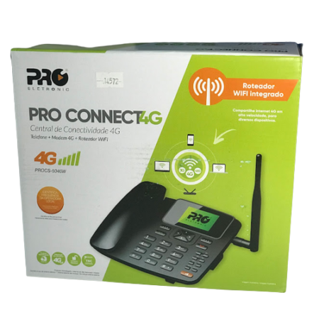 Telefone Rural Proeletronic 2.4GHZ PROCS-5040W