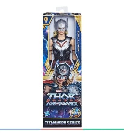 Boneco Infantil Titan Poderosa Thor Amor E Trovão - Hasbro