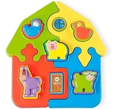 Puzzle Mania Fazenda Didatico Infantil - Calesita