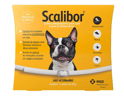 Coleira Antiparasitária Para Cães Scalibor 48cm