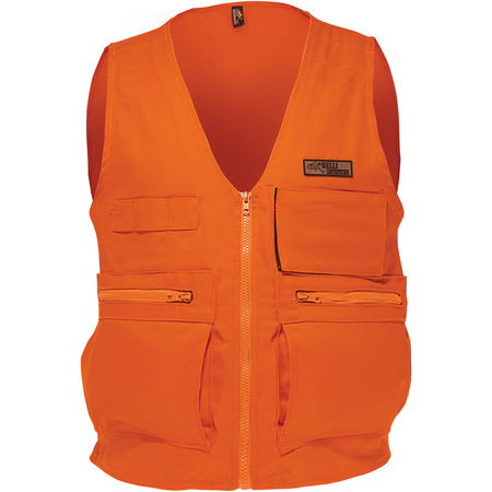 Colete Tático Ripstop Comfort Laranja Pesca Caça Motoboy