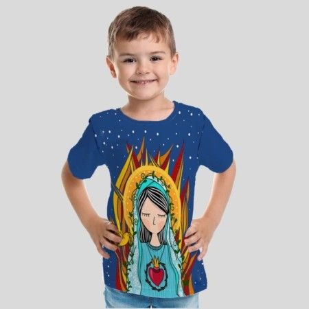 Camiseta Infantil Nossa Senhora