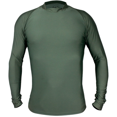 Camiseta Power Fit Proteção Uv Fresca Pesca Exercício Verde