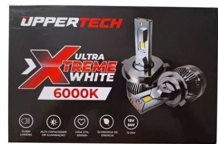 Lâmpada Led H4 Uppertech Ultra Xtreme White