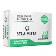 Papel Toalha Bela Vista 20,0 X 20,0 c/ 1000 fls Lice Plus