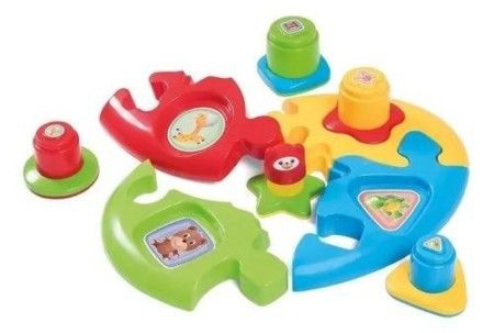 Brinquedo Infantil Educativo Duo Baby Puzzle