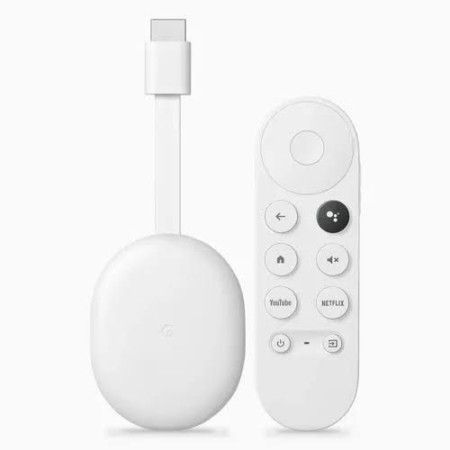 Google Chromecast 4 TV 4K com controle remoto - Branco